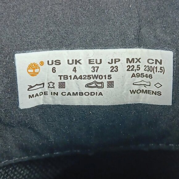 Timberland Women's Linden Woods Chelsea Black Boots Slip On Work Boot Size 6 - Picture 8 of 10